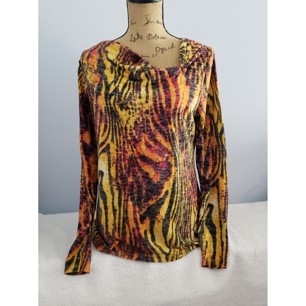 Chaus Womans Blouse‎ Long Sleeve Size Medium